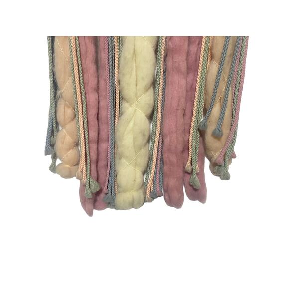 Dream Catcher Handmade Wall Decor 42" Native American Design Feathers & Macrame - Picture 9 of 10